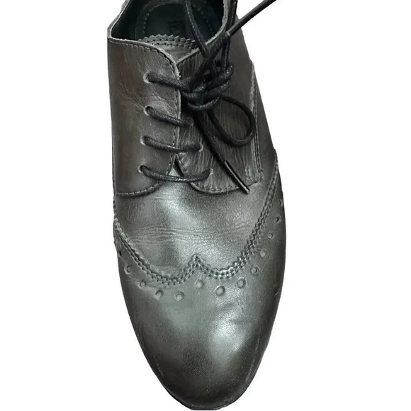 Pikolinos Black Leather Lace Up Formal Dress Oxford Shoes Size 38 (US 7.5) main image 4